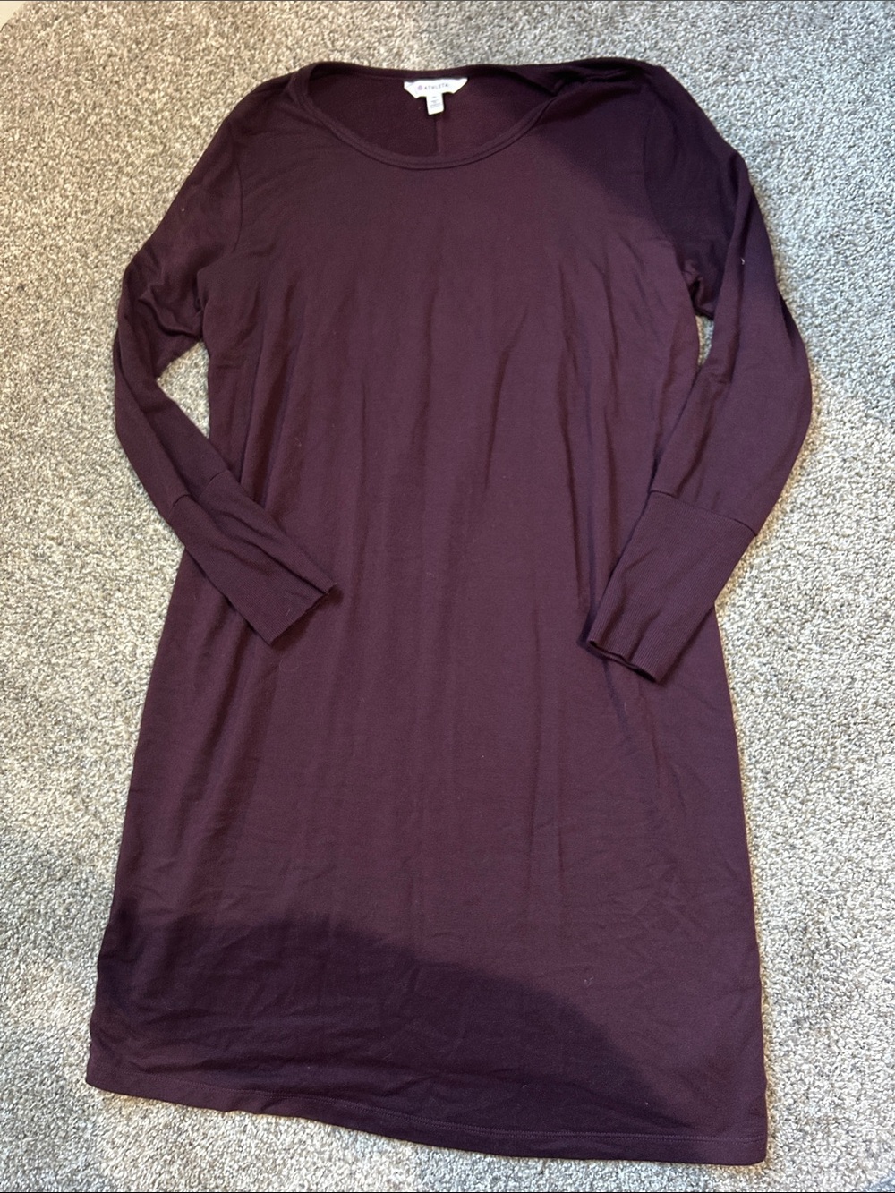 Athleta Long Sleeve Scoop Tunic in Plum